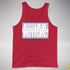 Assume Nothing Transgender Pride Flag Premium Tank Top - Red